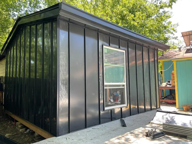 Black standing seam metal wall panels for Roof Inspection in New Cumberland